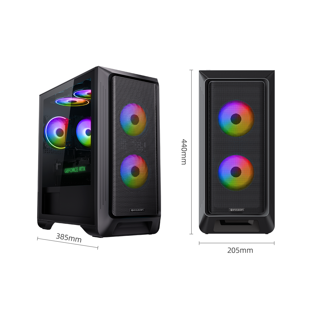 Ipason FireDragon G2 Intel Core i5 13490f 10x Cores 16x Threads RTX4060 8G DDR5 32G 1T M.2 SSD Windows 11 Home Best Buy Gaming Pc