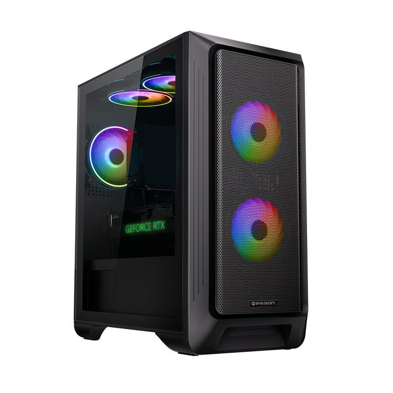 IPASON - Gaming PC Desktop -Intel Core i5 13th Gen 13490F (10 Core up to 4.6GHz) - GeForce RTX 4060- 1TB SSD NVMe - 32GB DDR5 -650w- Windows 11 home