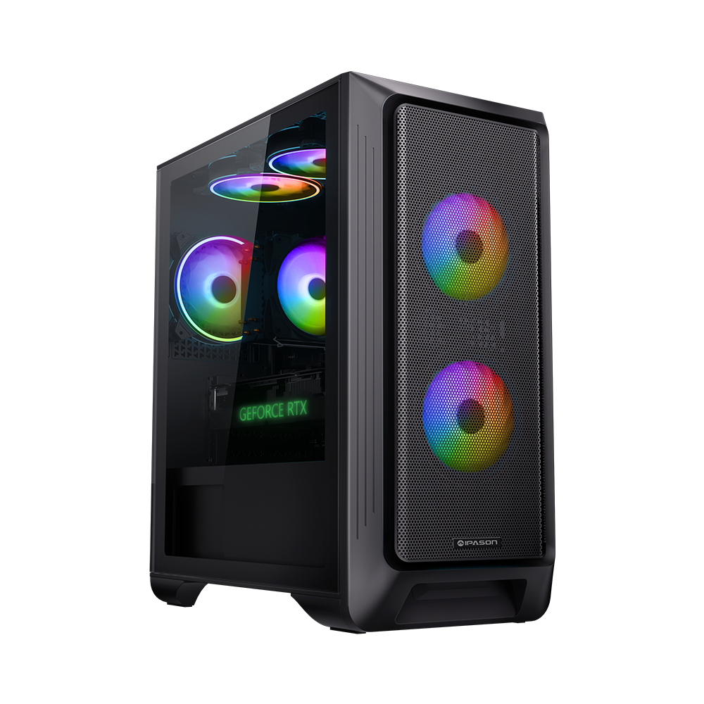 Ipason FireDragon G2 Intel Core i5 13490f 10x Cores 16x Threads RTX4060 8G DDR5 32G  1T M.2 SSD Windows 11 Home Best Buy Gaming Pc