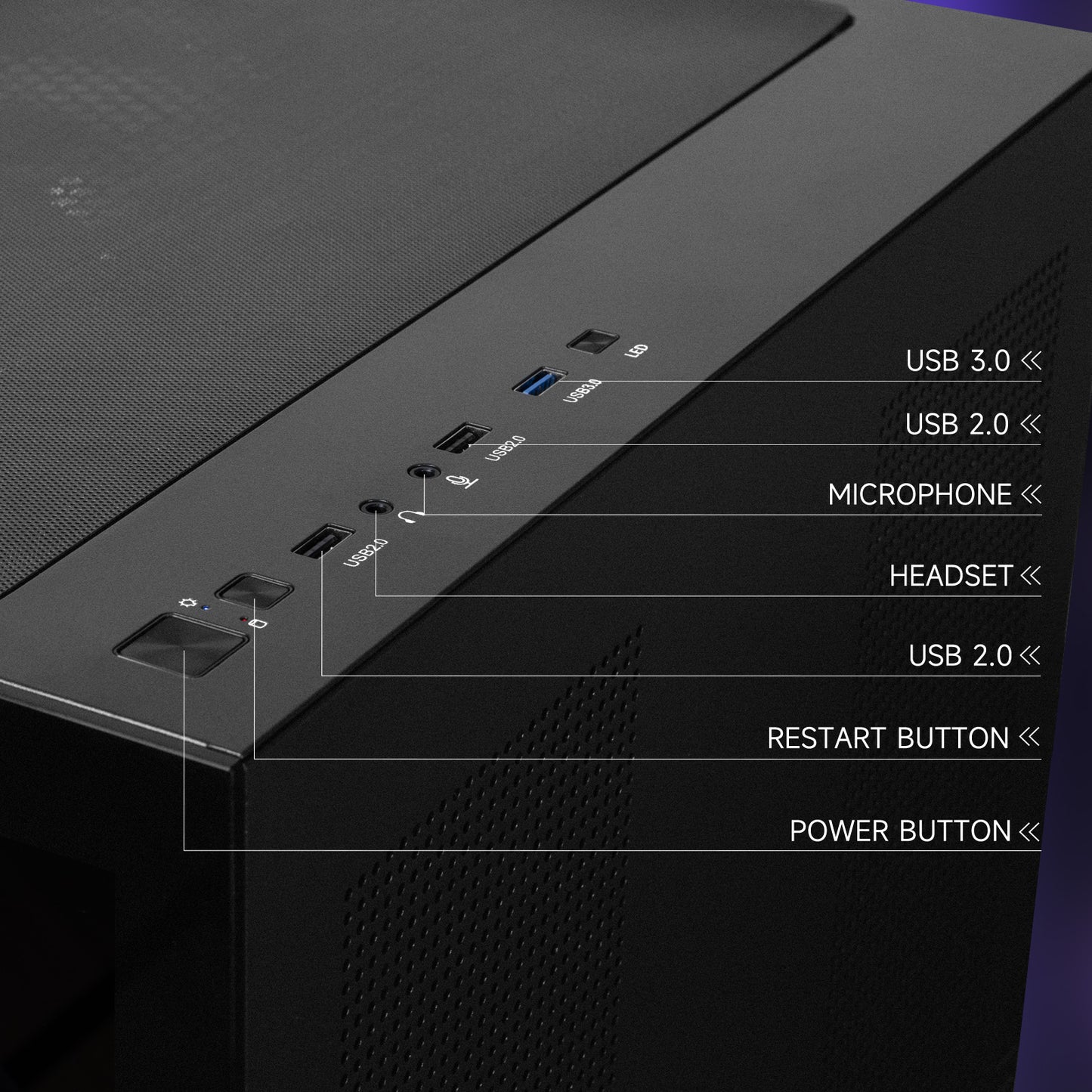 IPASON gaming desktop AMD Ryzen 5 5600GT (6 core up to 4.6GHz) AMD Radeon Vega 7 16GB DDR4 3200MHz 1TB M.2 NVMe 550W PSU Windows 11 home WIFI Gaming PC