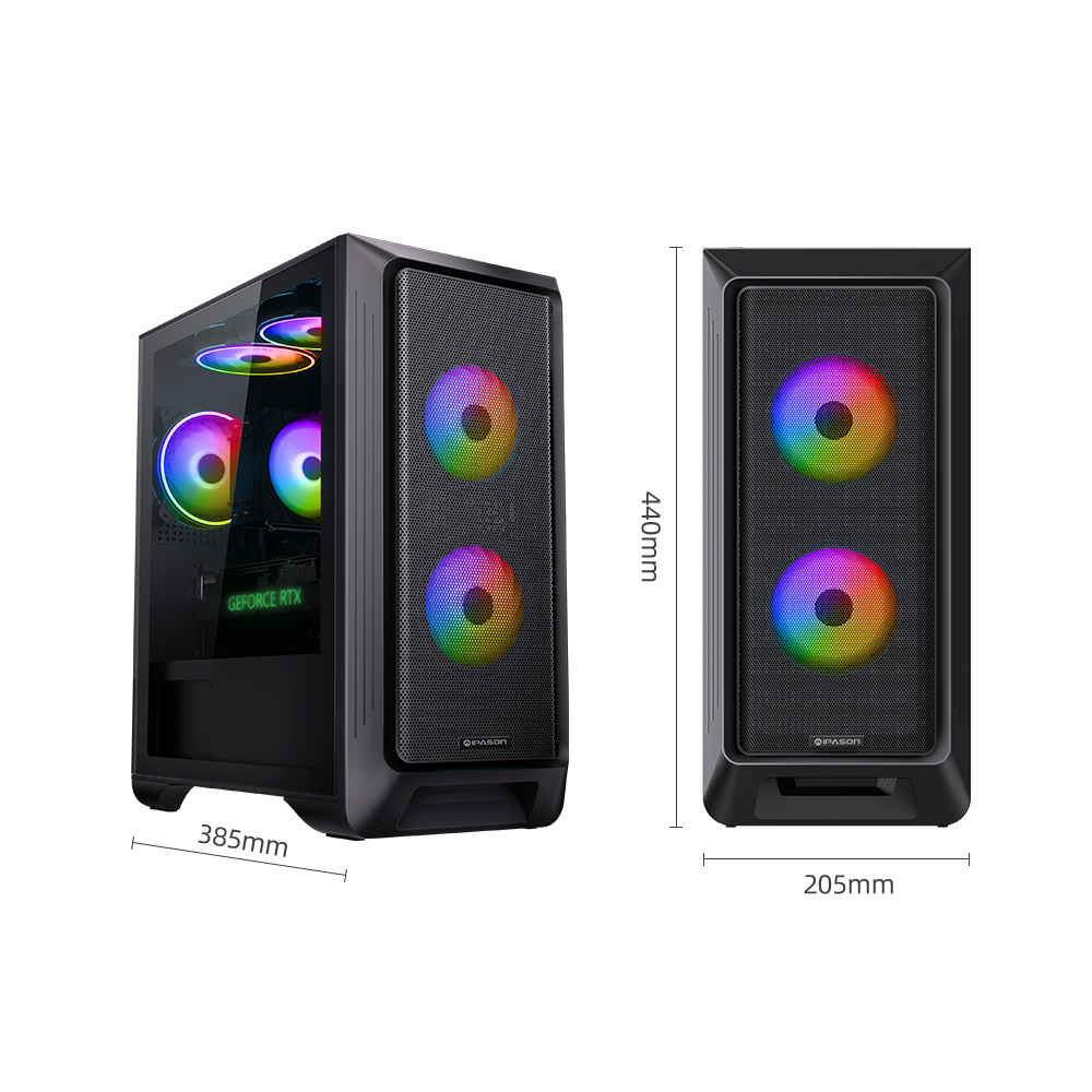 Ipason FireDragon G2 Intel Core i5 13490f 10x Cores 16x Threads RTX4060 8G DDR5 32G  1T M.2 SSD Windows 11 Home Best Buy Gaming Pc