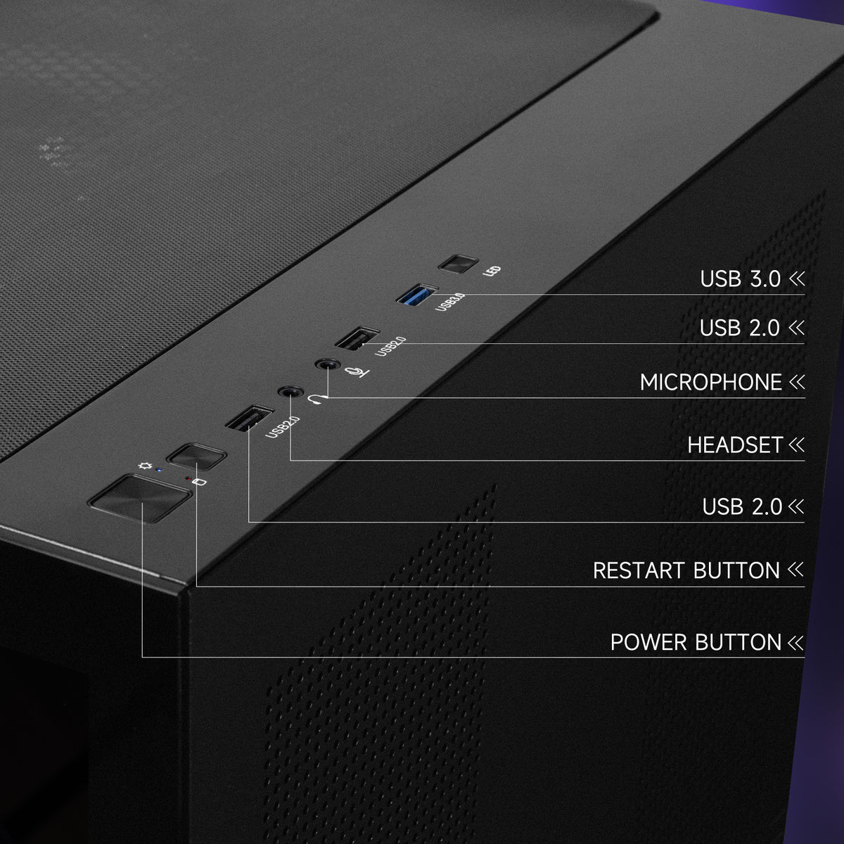 IPASON Prebuilt Gaming Desktop PC, Ryzen 7 5700X, RX 9060 XT 8GB 16GB DDR4 RAM, 1TB NVMe SSD, 550W PSU, Liquid Cooler, Wi-Fi, RGB Fans, Windows 11