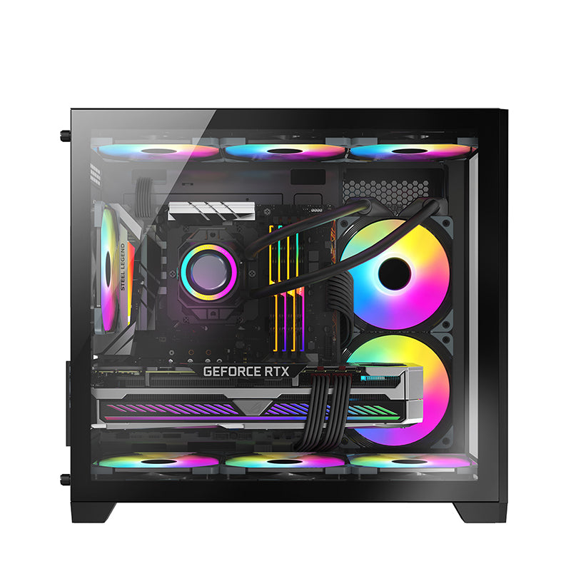 Ipason Aquaspace Pro i7 13700F 16x Cores 24x Threads up to 5.20 GHz RTX4070 12G  DDR5 32G 5600MHz 1TB M.2 NVMe SSD Windows 11 Home Best Desktop Computers