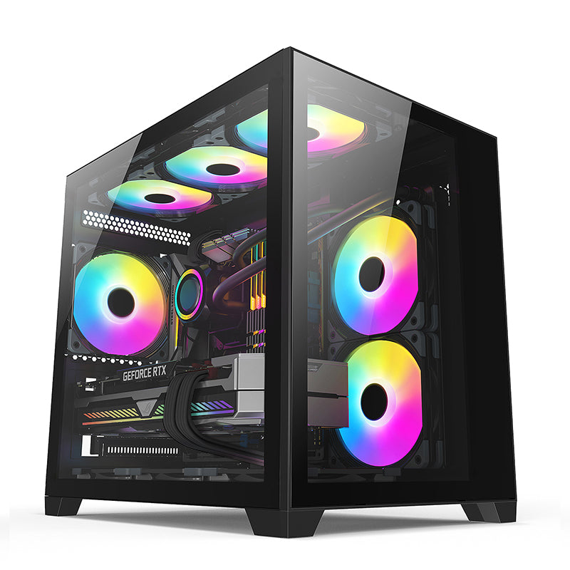 Ipason Aquaspace Pro i7 13700F 16x Cores 24x Threads up to 5.20 GHz RTX4070 12G  DDR5 32G 5600MHz 1TB M.2 NVMe SSD Windows 11 Home Best Desktop Computers