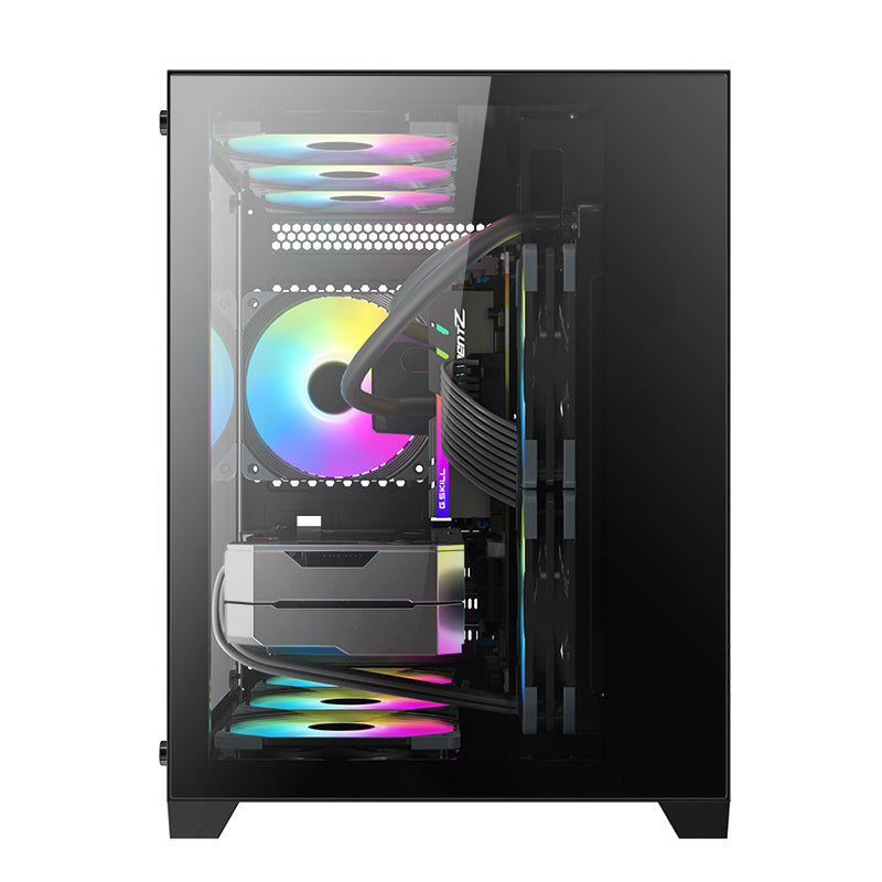 Ipason Aquaspace Pro i7 13700F 16x Cores 24x Threads up to 5.20 GHz RTX4070 12G  DDR5 32G 5600MHz 1TB M.2 NVMe SSD Windows 11 Home Best Desktop Computers